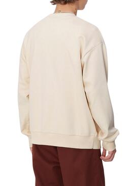 PullCarhartt Tridon beige pour homme