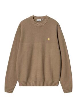 Pull Carhartt Chanr toasté pour homme