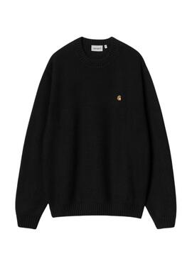 Pull Carhartt Chane Noir pour homme