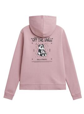 Sweat à capuche Vans Panda Rose pour fille