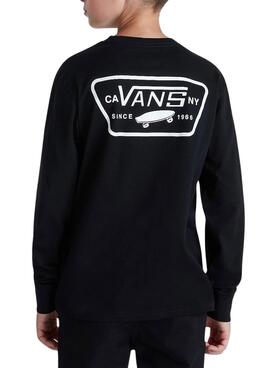 T-shirt Vans Full Patch Noir pour garçon