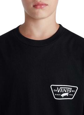 T-shirt Vans Full Patch Noir pour garçon