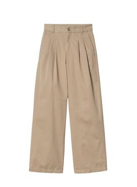 Pantalon Carhartt Leola beige pour femme