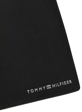 Portefeuille Tommy Hilfiger casual en cuir noir pour homme