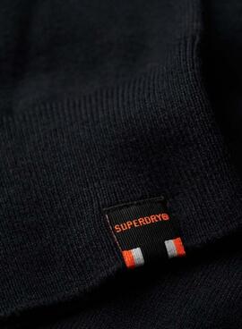 Pull Superdry Essential Cotton noir pour homme