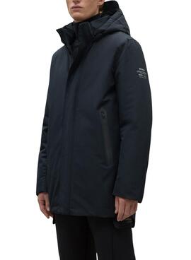 Veste Ecoalf Parko bleu marine pour homme