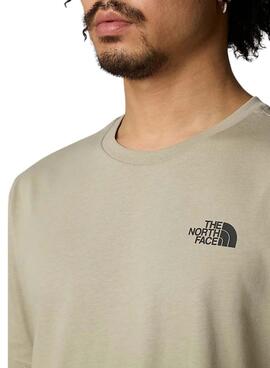 T-shirt The North Face Redbox Graphic beige pour homme