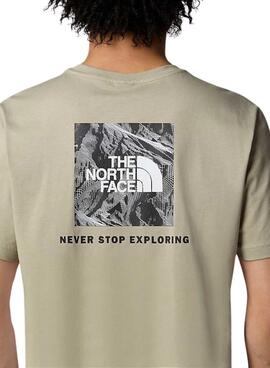 T-shirt The North Face Redbox Graphic beige pour homme