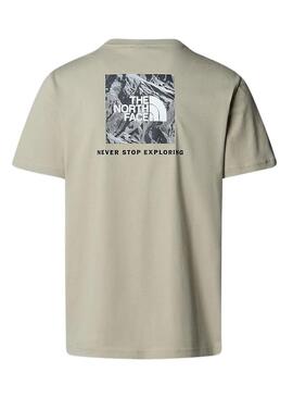 T-shirt The North Face Redbox Graphic beige pour homme