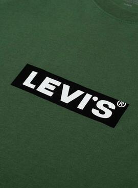 T-shirt Levi's Relaxed Baby Tab vert pour homme