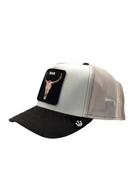 Casquette Goorin Bros The Dead Skull Noir et Blanc pour homme