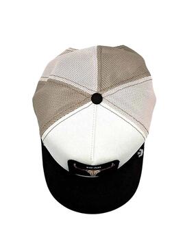 Casquette Goorin Bros The Dead Skull Noir et Blanc pour homme