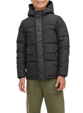 Veste Jack and Jones Matelassée Noir pour garçon