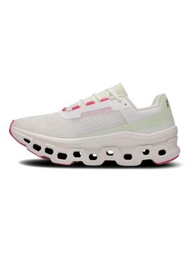 Chaussures On Running Cloudmonster Blanc pour femme