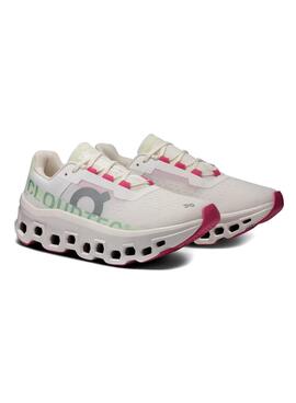 Chaussures On Running Cloudmonster Blanc pour femme