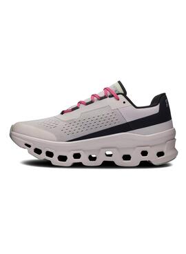 Chaussures On Running Cloudmonster Gris Clair pour homme