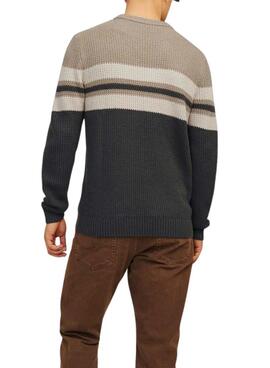 Pull Jack and Jones Sander Toasté pour homme