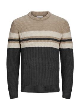 Pull Jack and Jones Sander Toasté pour homme