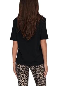 T-shirt Only Celia Noir pour femme