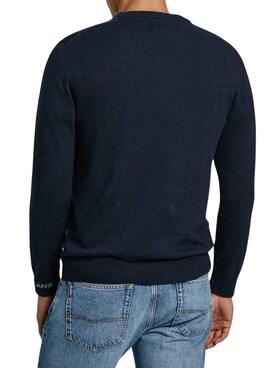 Pull Pepe Jeans New Andre Bleu Marine pour homme