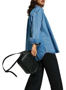 Sac Pepe Jeans Bassy Icon Noir pour femme