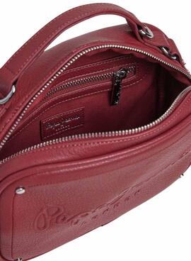 Sac Pepe Jeans Basy Icon Rouge pour femme