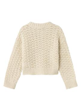 Pull Name It Osigna Beige pour fille