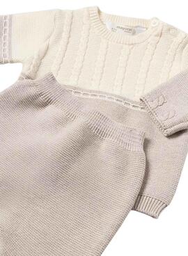 Outfit Mayoral Classic Beige for newborn