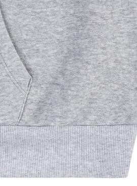 Sweat à Capuche Levis Collegiate Gris pour fille