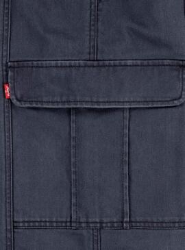 Jean Levis 94 Baggy Cargo Noir pour fille