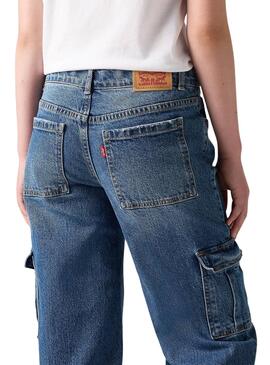 Jean Levis 94 Baggy Cargo pour fille