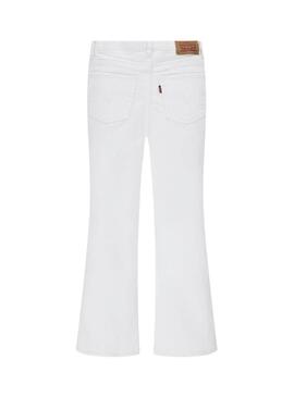 Jean Levis 726 Flare Blanc pour fille