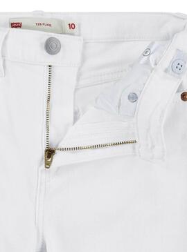 Jean Levis 726 Flare Blanc pour fille