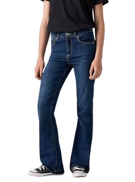 Jean Levis 726 Flare Bleu pour fille