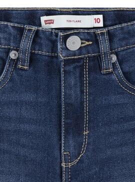 Jean Levis 726 Flare Bleu pour fille