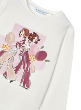 T-shirt Mayoral Chic Blossom Duo pour fille