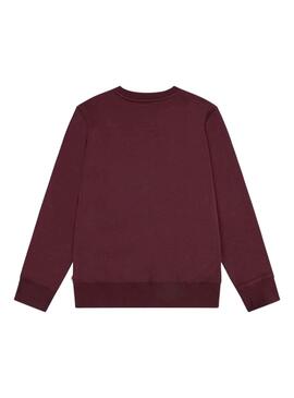 Sweatshirt Levis Batwing Col Rond Bordeaux pour garçon