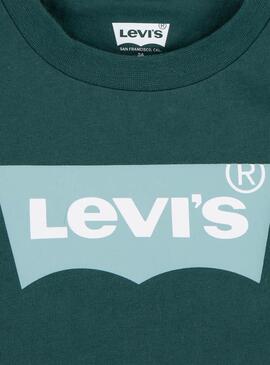 T-shirt Levis Batwing verte pour enfant