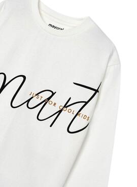 T-shirt Mayoral Smart Blanc pour garçon