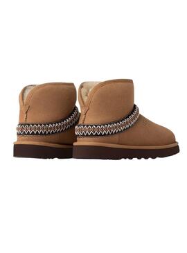 UGG Classic Mini Crescent camel pour femme