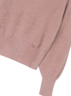  Pull Cropped Mayoral Peluche Rose pour fille