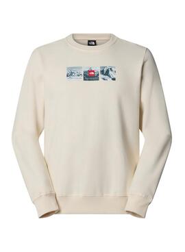 Sweatshirt The North Face Expedition System beige pour homme