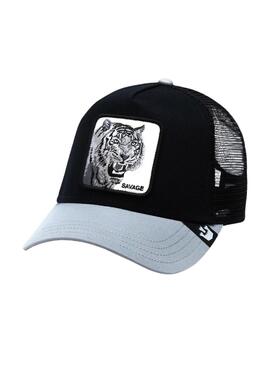 Casquette Goorin Bros The Savage tiger noir et bleu