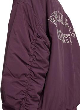  Blouson Bomber New Balance Graphic Woven Violet pour femme