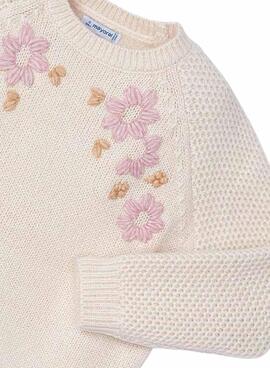 Pull Mayoral Fleurs Gingembre pour fille