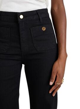 Pantalons Naf Naf Tapetas Noir pour femme