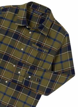 Shirt Mayoral Check Khaki for boy