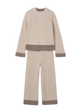 Ensemble tricot Mayoral beige pour fille