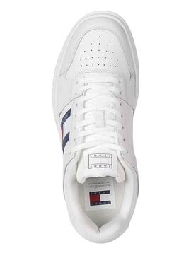 Baskets Tommy Jeans The Brooklyn blanc pour homme.