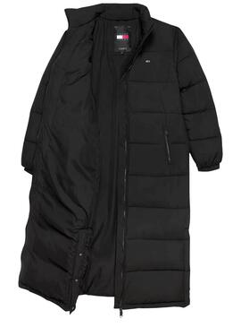 Manteau Tommy Jeans Maxi Puffer noir pour femme